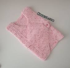 Kundak Yelek Modelinin Anlatimi Bebek Orgusu Nazarca Com Baby Knitting Patterns Bebekler Icin Orgu Bebek