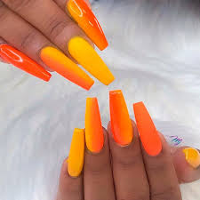 Ombre Nails Collection That Will Leave You Speechless Glaminati Com Get nails fancy nails sunset nails nails polish orange nails orange ombre.