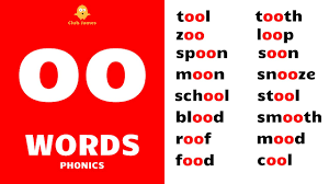 In this grammar and worksheet, children will look at a list of 20 words and sort them according to whether they make a long or a short /oo/ sound. English Phonics Oo Words Youtube