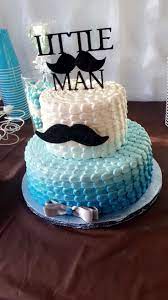 Little Man Baby Shower Cake Baby Shower Cakes For Boys Shower Cakes Baby Shower Cakes