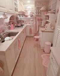 So Pretty In Pink Kitchen Shabbychickitchen Shabby Chic Kitchen Shabby Chic Kitchen Table Chic Kitchen