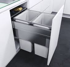 premium double or triple waste bin pull