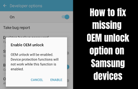 What oem unlock means is disabling the oem lock, which will allow you to unlock the bootloader to root your phone or install a custom rom. How To Fix Missing Oem Unlock Option On Samsung Devices Theandroidlab
