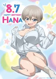 Hana Uzaki Gets Birthday Illustration