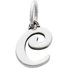 ( 20) james avery oval twist charm bracelet. James Avery Small Script Initial C Charm Silver Charms Jewelry Watches Shop The Exchange