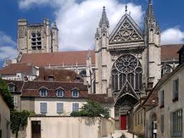 Region D Auxerre Auxerrois Vue Sur La Cathedrale Saint Etienne A Auxerre Yonne Cathedrale Auxerre Saint Etienne