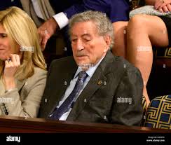 Washington United States Of America 03rd Jan 2019 Singer Tony Bennett A Guest Of Speaker Of The United States House Of Representatives Nancy Pelosi Democrat Of California Sits In The Gallery As