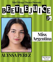 MEET OUR MISS ARGENTINAs!!! Don't miss them in Mini Mirage's Production of  BEETLEJUICE JR from November 1-9!! 🔗TICKET LINK IN BIO!! • • • • #musical  #musicaltheatre #beetlejuice #beetlejuicebeetlejuicebeetlejuice  #beetlejuicejr #minimirage #theatre #