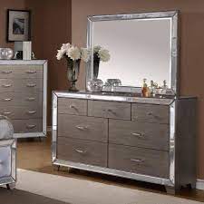 Check spelling or type a new query. Buy Crown Mark B7680 Cosette Queen Panel Bedroom Set 5 Pcs In Gray Silver Fabric Online
