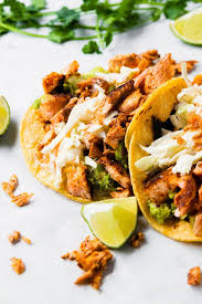 Blackened Salmon Tacos With Avocado Pineapple Guacamole