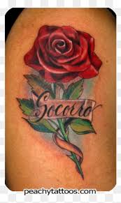 Here we have a yellow rose for a loved one. Faith And Mama Banner Nice Red Rose Old School Tattoo Rose Tattoo Design With Name Free Transparent Png Clipart Images Download