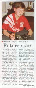 Parrott double helps republic of ireland earn first win under kenny. 90s Football On Twitter A Newspaper Article From 1992 On A Young Steven Gerrard Http T Co 4kjprnypsr