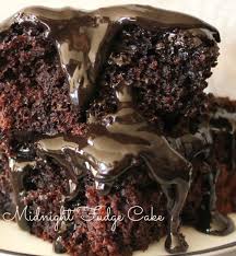 Midnight Fudge Cake One Box Of Triple Chocolate Cake Mix I Only Used Half One Box Of Ultimate Midnight Fudge Cake Fudge Cake Recipe Triple Chocolate Cake
