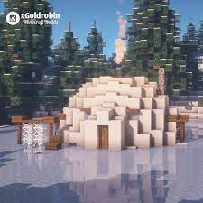 First,log on to your username make sure it is your name. 13 2k Likes 89 Comments Goldrobin Minecraft Builder Xgoldrobin On Instagram A Small Igloo Do You Lik Minecraft Minecraft Houses Minecraft Building