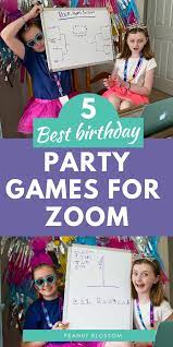 How To Host A Virtual Birthday Party For Kids Safe At Home Birthday Party Games For Kids Virtual Birthday Party Kids Party Games