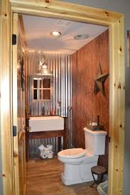 The density of these materials is very high alibaba.com boasts of unique. Perfectly Executed Barn Style Bathroom Decor Galvanized Rustic Is Home Decor At Repinned Net