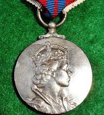 King george vi & queen elizabeth 1937 coronation medal. Vintage Post War 1953 British Royal Coronation Medal Queen Elizabeth Ii Jb Military Antiques