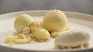 Make Ali S Yellow Fruit Dessert Creation From Episode 9 Zumbo S Just Desserts Gourmet Desserts Fancy Desserts