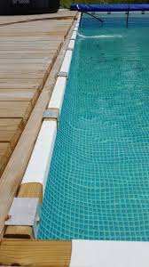 Hanging A Rectangular Intex Ultra Frame Pool Directly From The Pool Deck Page 14 Pool Deck Plans Rectangular Pool Above Ground Pool Decks