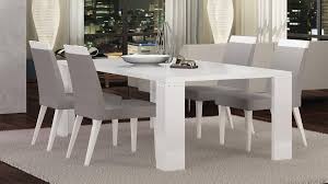 Kitchen & dining room tables. At Home Usa Elegance Diamond White Glossy Luxury Dining Table Set 5pcs Modern Elegance White Diamond Set 5