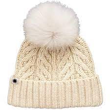 Ugg Textured Cuff With Pom Pom Detail Hat 81 Liked On Polyvore Featuring Accessories Hats Beanie Caps Ugg B Fur Pom Pom Hat Pom Pom Beanie Hat Ugg Hats
