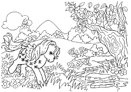 It consists of plastic pony toys developed by bonnie zacherle of hasbro, charles muenchinger and steve d'aguanno. Heck Yeah Pony Scans Glownshowpony G1 My Little Pony Coloring Pages