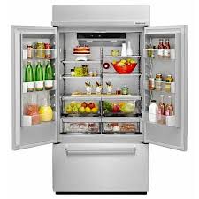 It began in 1919 with the legendary kitchenaid stand mixer. Kitchenaid Kbfn502ess Stainless Steel 42 Inch Wide 24 2 Cu Ft Energy Star Rated Built In French Door Refrigerator With Preserva Food Care System And Platinum In 2021 French Door Refrigerator Built