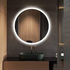 Ivy Bronx Epperly Frameless Lighted Bathroom Vanity Mirror In 2021 Led Mirror Bathroom Bathroom Mirror Lighted Wall Mirror