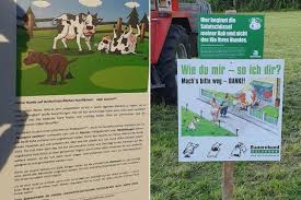 Hunde verbot schild pinkelnder hund kunststoff witterungsb. Die Warnschilder Und Infotafeln Der Agrarheute Landwirte Agrarheute Com