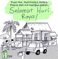 Seorang ulama pernah ditanya mengenai perihal ucapan di hari raya idul fitri dan jawabannya. Lukisan Rumah Kampung Raya Cikimm Com