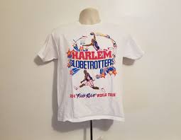Harlem Globetrotters 2014 Fans Rule World Tour Kids Large White T Shirt Ziagraphics Graphictee Basketball Clothes Shirts Tour T Shirts