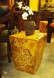Mosaic Teak Burl Side Table Visit Gado Gado For A Great Selection Of Indonesian Furniture Indonesian Furniture Bali Furniture Furniture