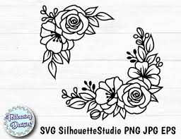 Free Free 260 Corner Flower Frame Svg SVG PNG EPS DXF File
