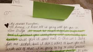 This Is The First Letter She Wrote Me When I Left For Bootcamp In 2009 I Ll Need Her Words In These Letters Now More Than Ever I Love You Baby R Widowers