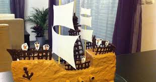 Gateau Bateau Pirate Au Quatre Quarts Recette Gateau Bateau Pirate Nappage Chocolat Quatre Quarts