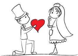 La Novia Y El Novio En Una Boda Maries Dessin Mariage Dessin Coloriage Mariage