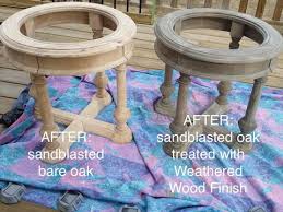 Always allow the wood to dry before applying sealer. Weathered Wood Finish Instantly Ages Wood To A Beautiful Weathered Tallearth