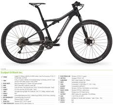 2017 Cannondale Scalpel Si Build Specs Pricing Sizing