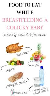 Breastfeeding Diet For An Infant With Colic Food For Breastfeeding Moms Breastfeeding Nutrition Diet For Breastfeeding Moms