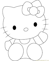 Lovely Hello Kitty Coloring Page Hello Kitty Coloring Kitty Coloring Hello Kitty Drawing