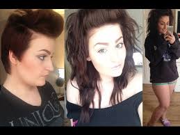 Section out the nape of your hair. How To Put Hair Extensions In Short Hair Pixie Cut Youtube