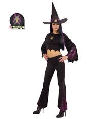 Costumi ed abiti di e per babbo natale, costumi per recite e per spettacoli. Costume Halloween Donna Vestito Strega Luminoso Ps 25627 Pelusciamo Com