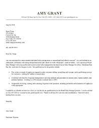 Retail Sales Cover Letter Example