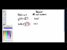 * lets revise how to find the domain of the function. Domain Range And Interval Notation Youtube