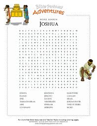 Joshua Bible Stories For Kids Bible Word Searches Bible Study For Kids