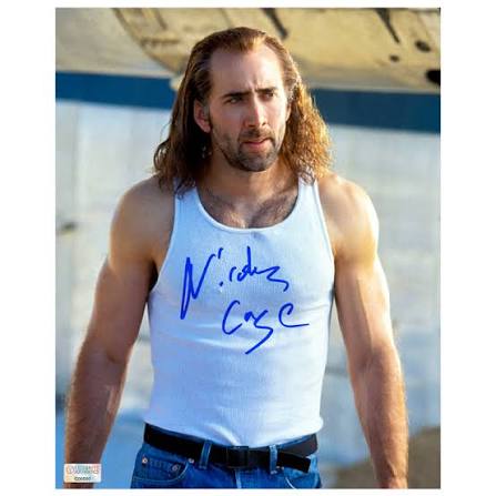 Nicolas Cage Autographed 1997 Con Air Cameron Poe 8x10 Photo – Celebrity  Authentics
