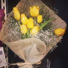 Sari Lale Buketi Cicek Cicekciler Gerbera