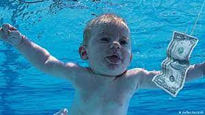 The nevermind album cover was designed by robert fisher who worked for geffen records at the time. Kwbef1ztenai1m