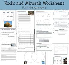 Rocks And Minerals Unit Study Resource Packet Study Unit Rocks And Minerals 4th Grade Science