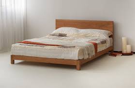 Hand Built The Sonora Is A Contemporary Low Wooden Bed Available In Many Solid Timbers Including Pine Oak And Cherry B Wooden Bed Oak Bed Frame Hardwood Bed